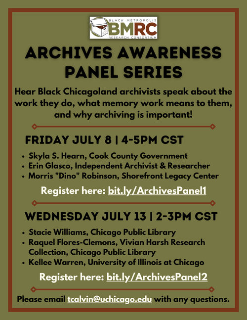 Archives Awareness Panel Flyer