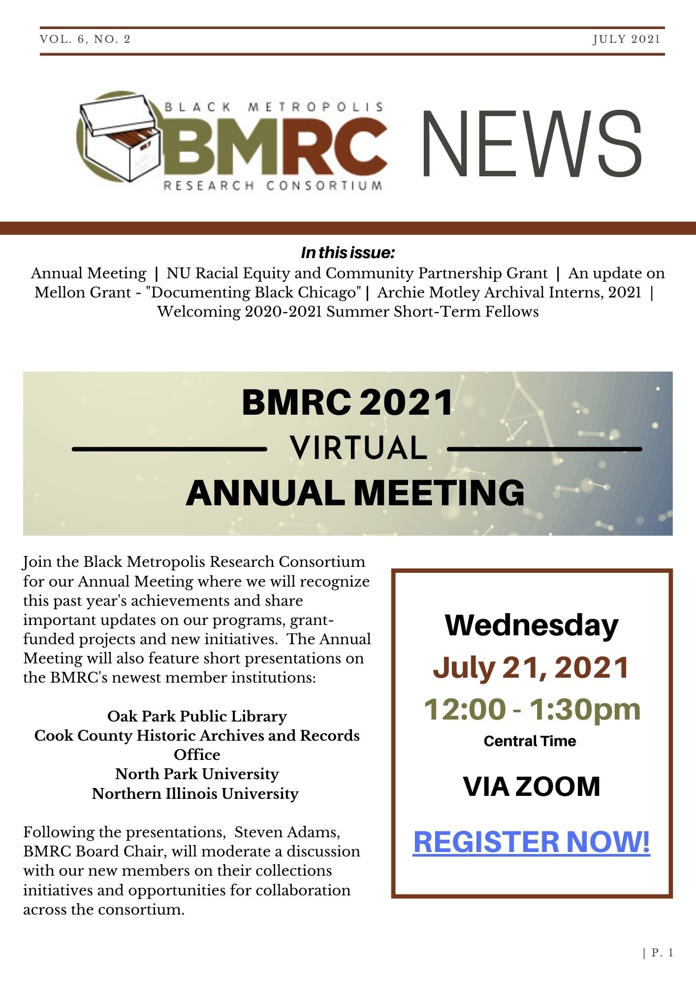 BMRC News July 2021