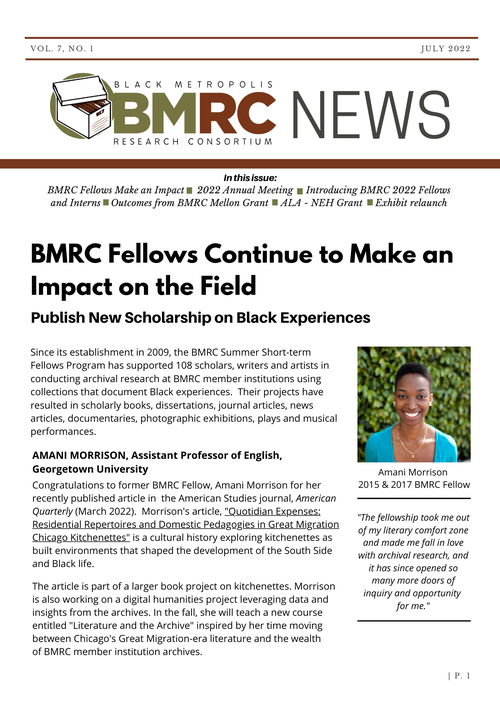 BMRC News July 2022