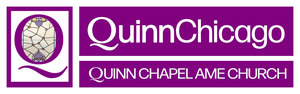 logo with large letter Q and the words Quinn Chicago