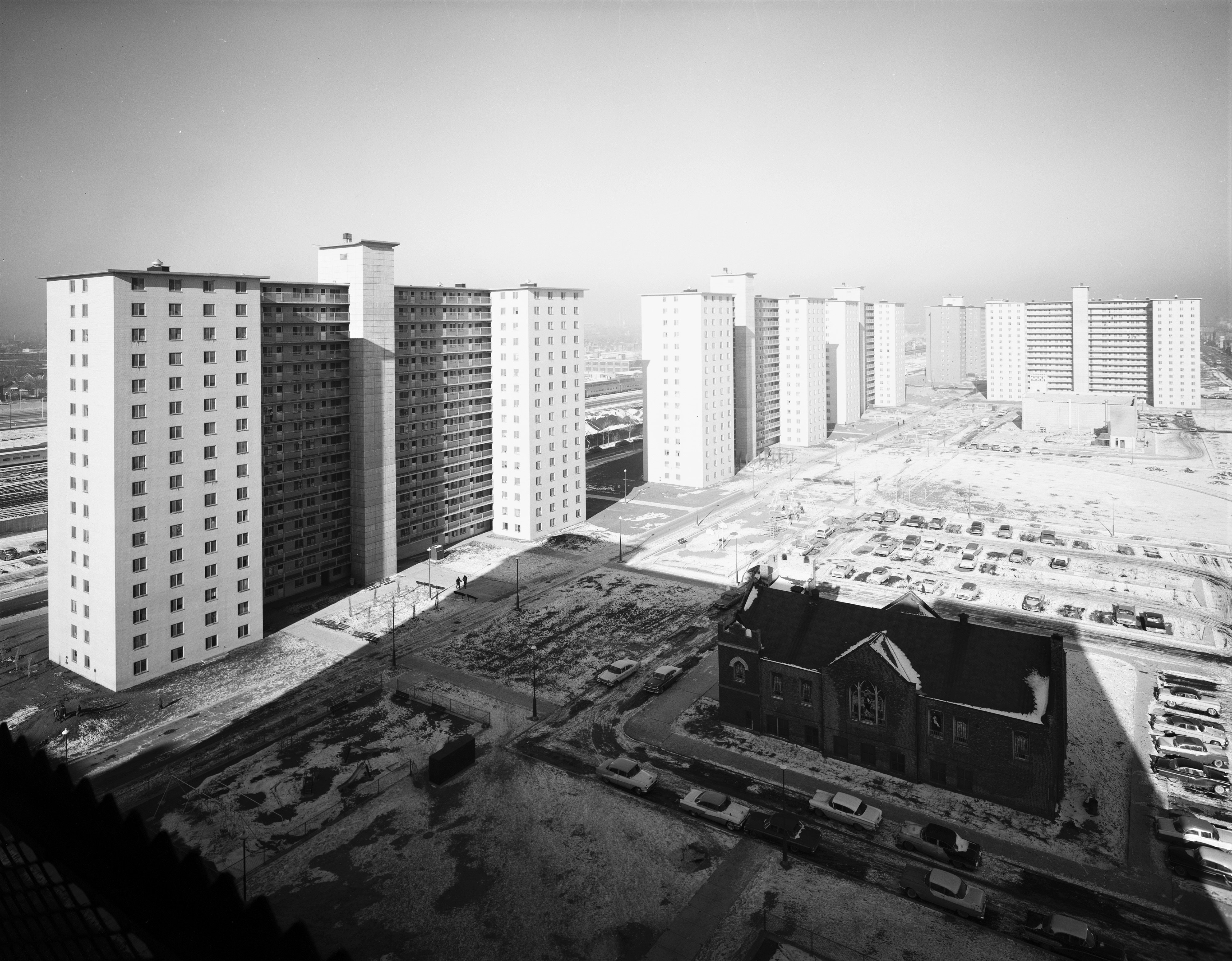 Robert Taylor Homes, aerial 1963