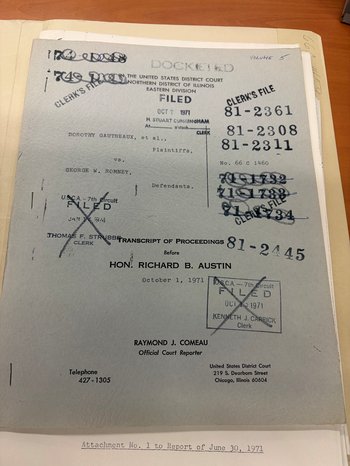 transcript from court case in archives file